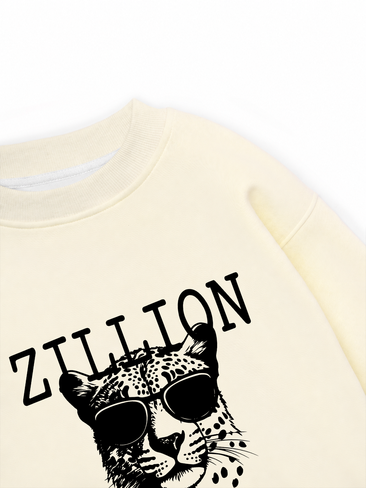 Áo Sweater Nỉ Hai Da Zillion Leopard