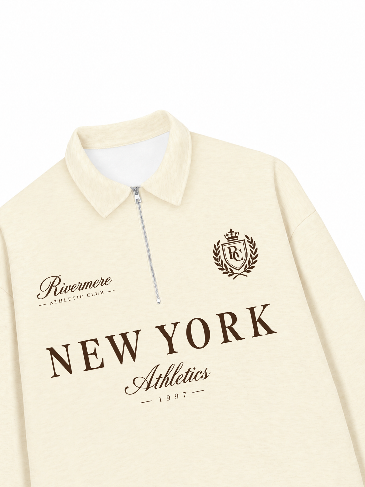 Áo Sweater Polo Nỉ Hai Da New York