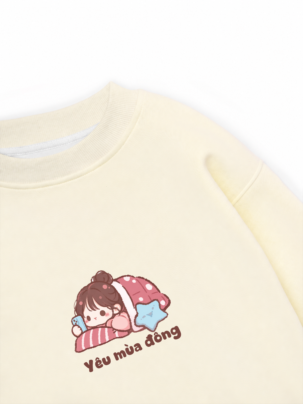 Áo Sweater Nỉ Hai Da Yêu Mùa Đông
