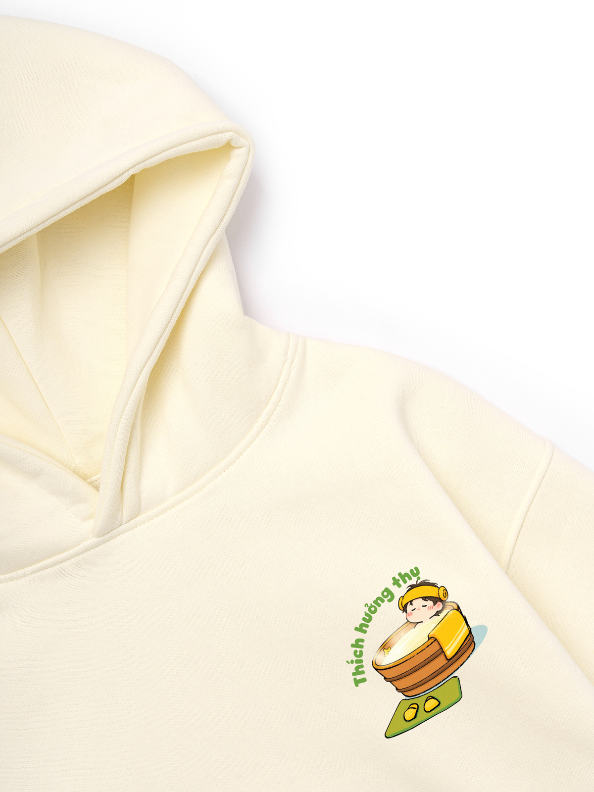Áo Hoodie Nỉ Hai Da Thích Hưởng Thụ