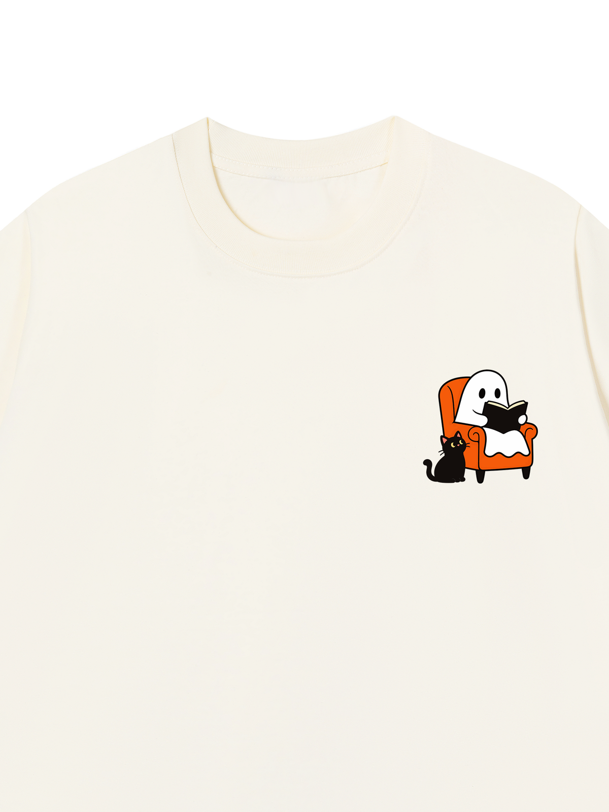 Áo Thun Relaxed Fit Ghost & Black Cat