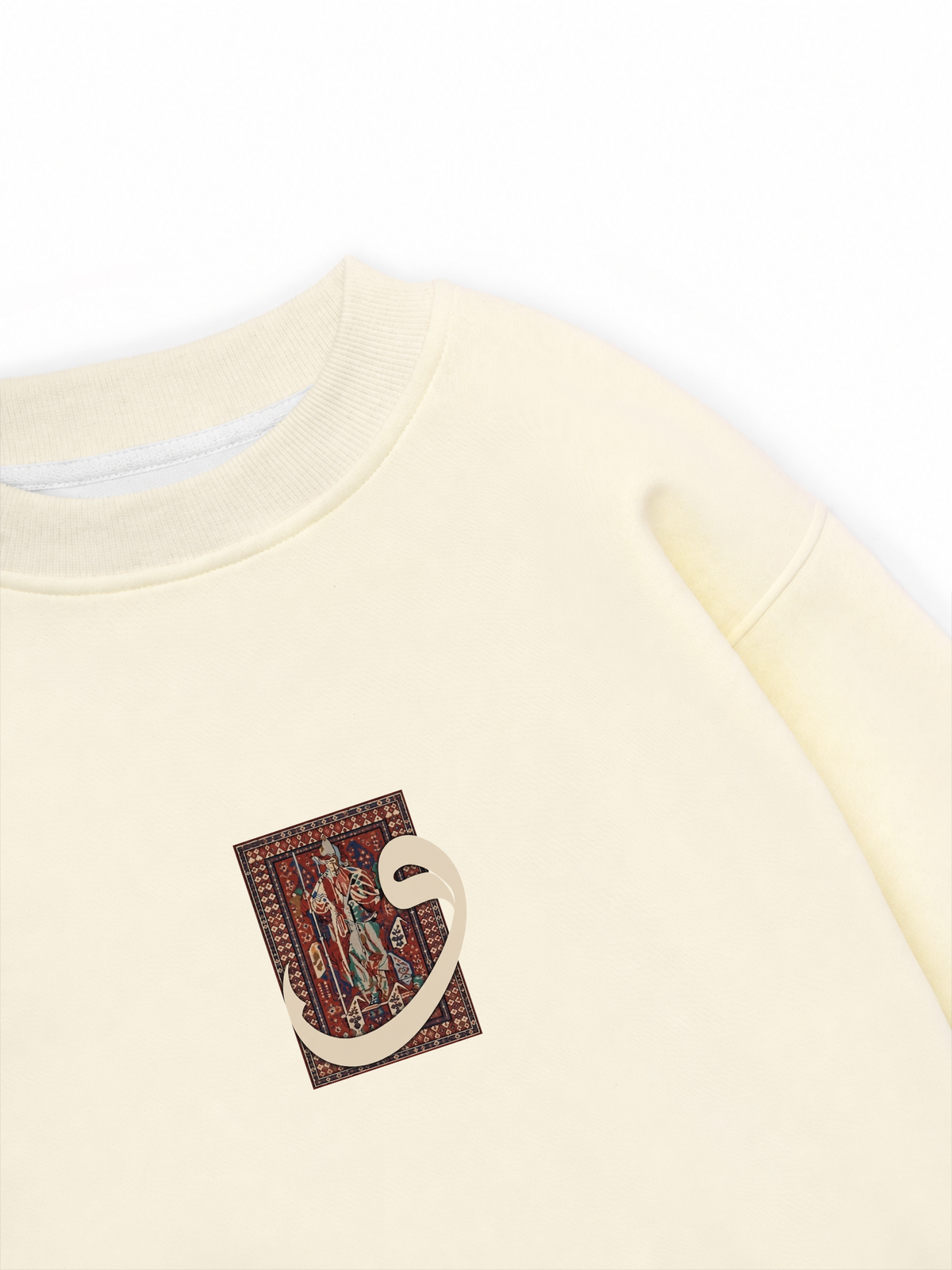 Áo Sweater Nỉ Hai Da The Arabic Letter
