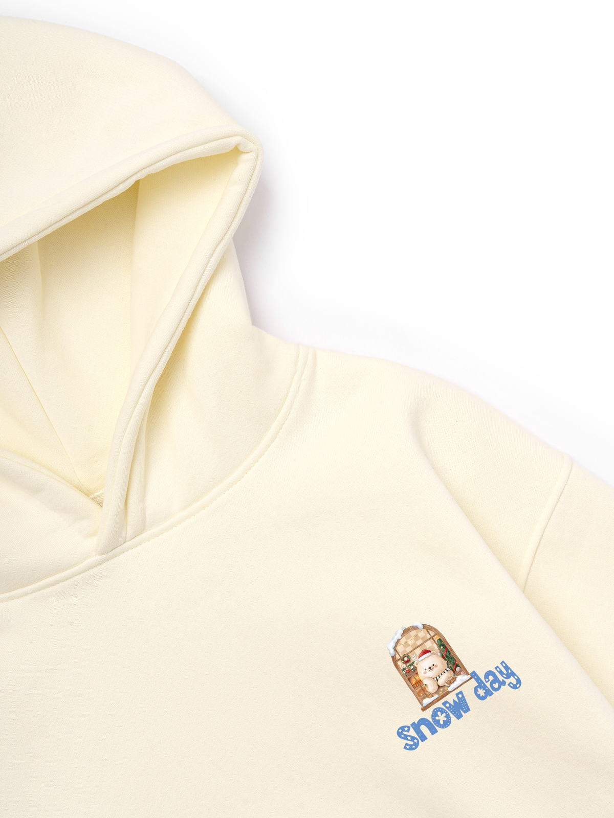 Áo Hoodie Nỉ Hai Da Snow Day