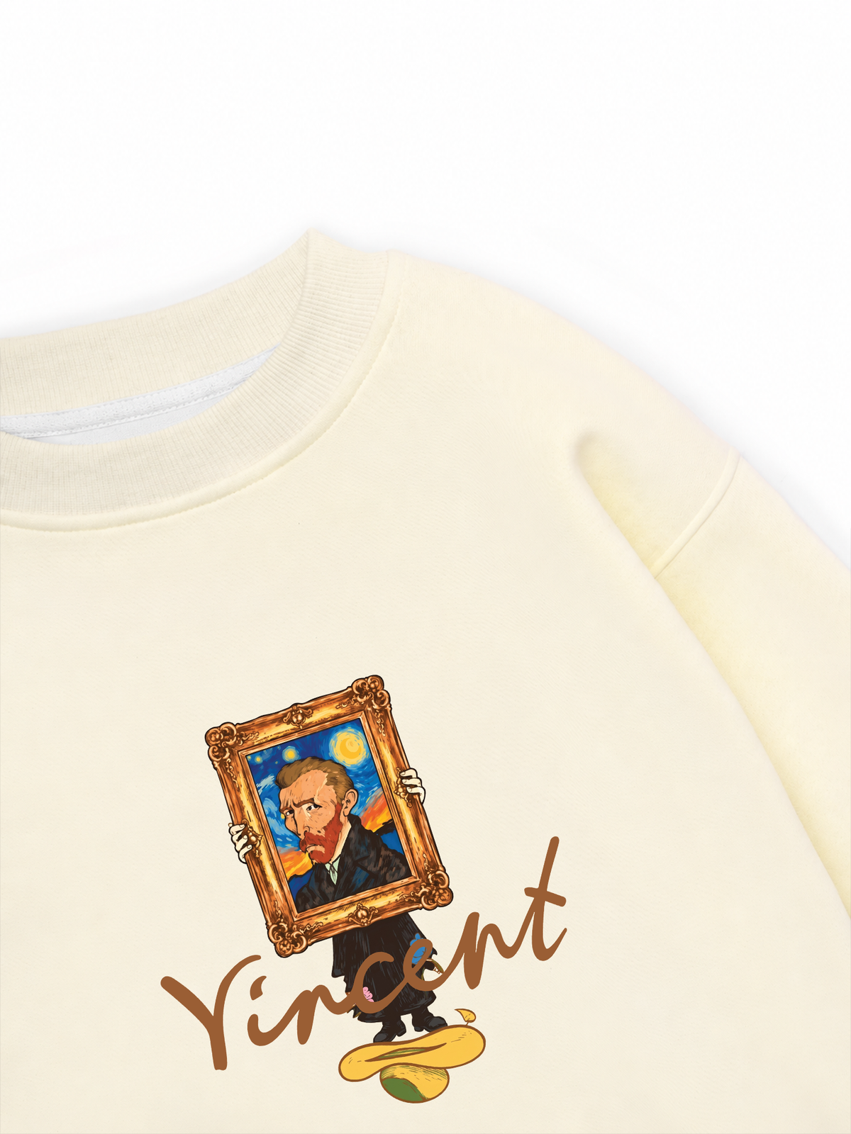 Áo Sweater Nỉ Hai Da Vincent's World