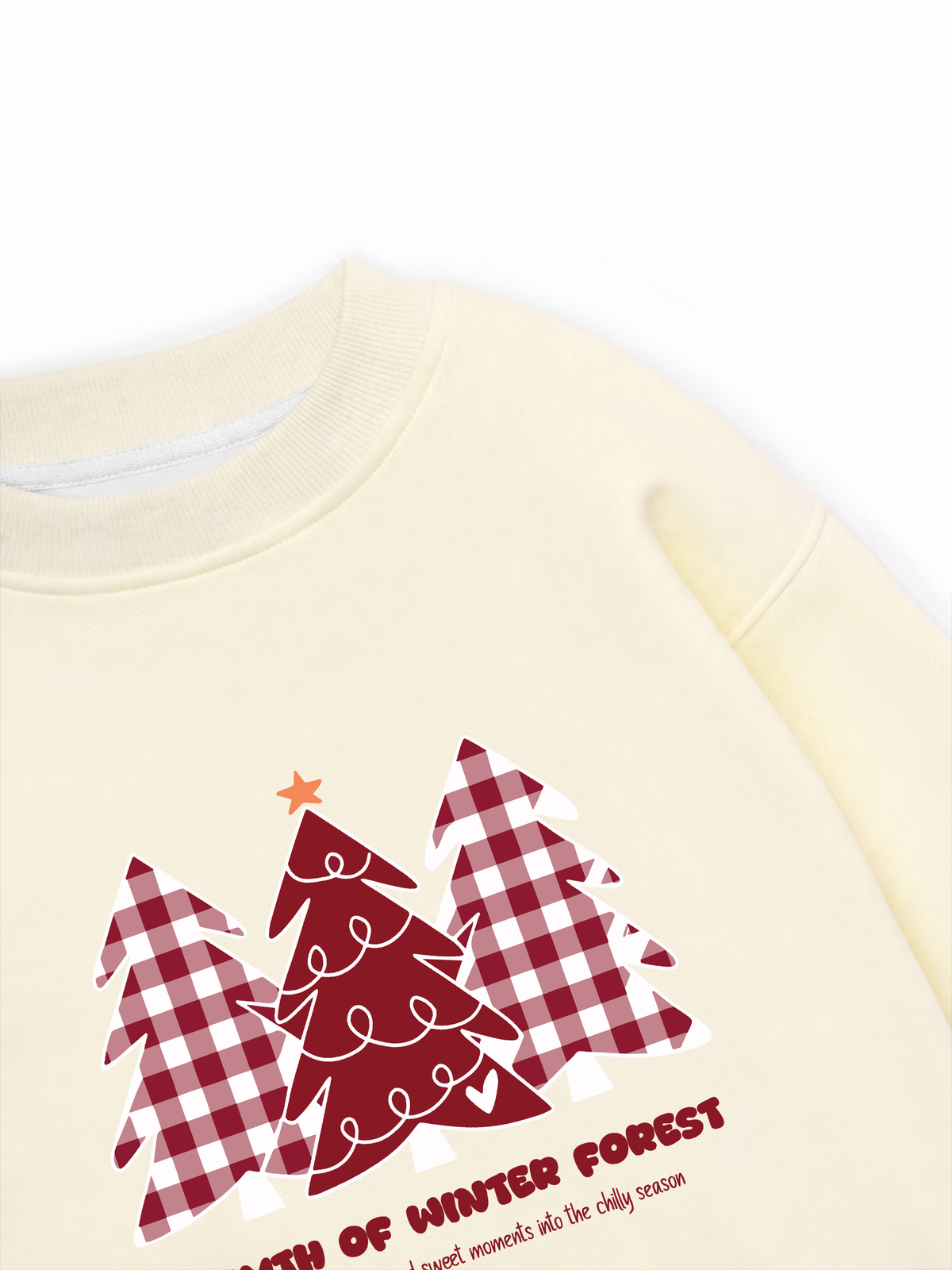 Áo Sweater Nỉ Hai Da Warmth Of Winter Forest