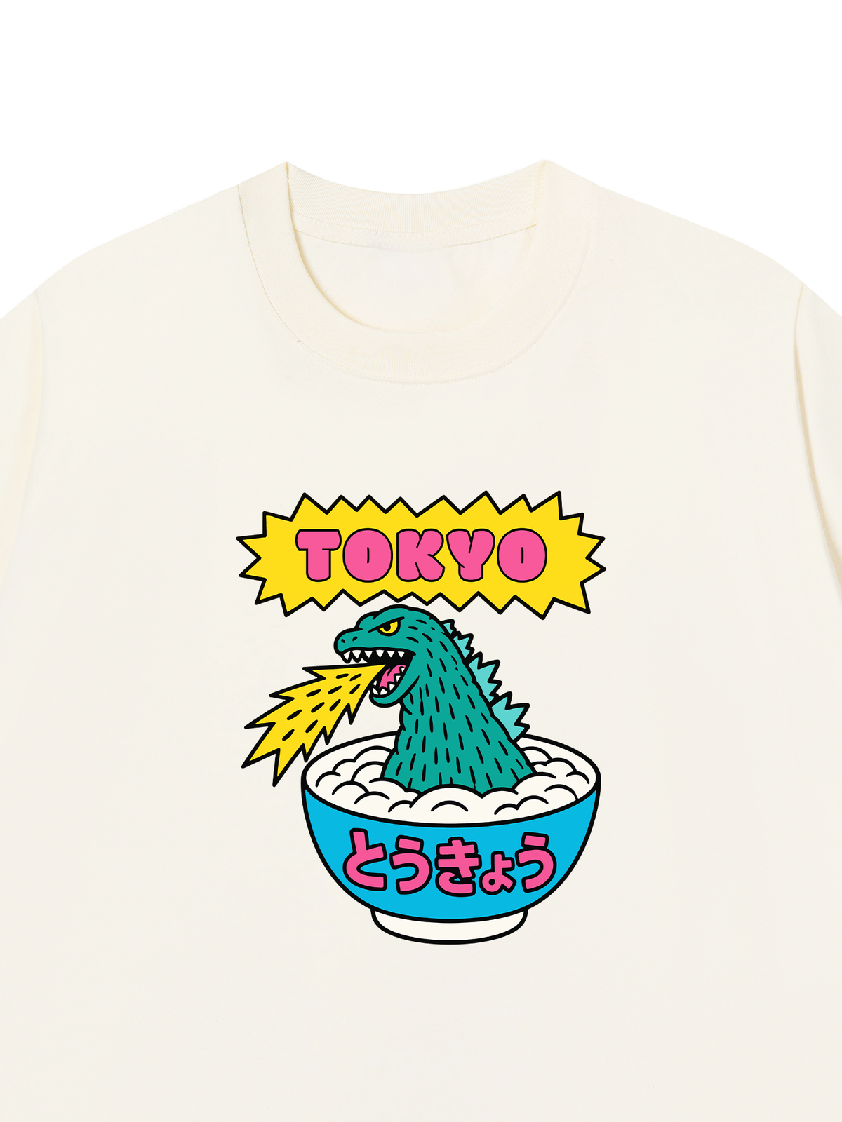 Áo Thun Relaxed Fit Tokyo Kaiju Ramen