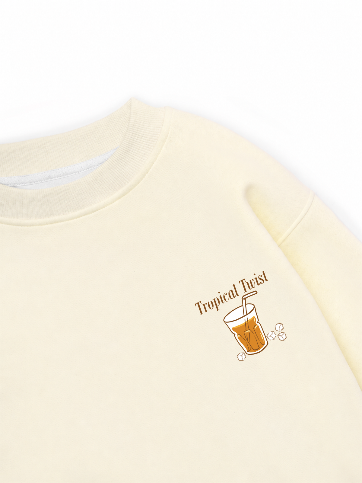 Áo Sweater Nỉ Hai Da Tropical Twist