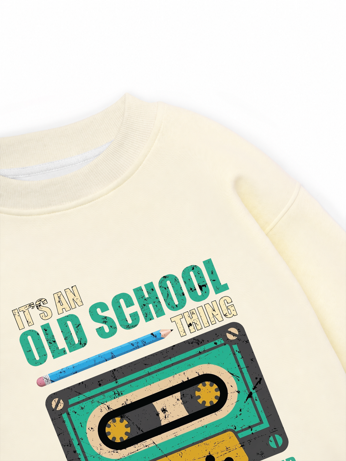 Áo Sweater Nỉ Hai Da Its An Old School