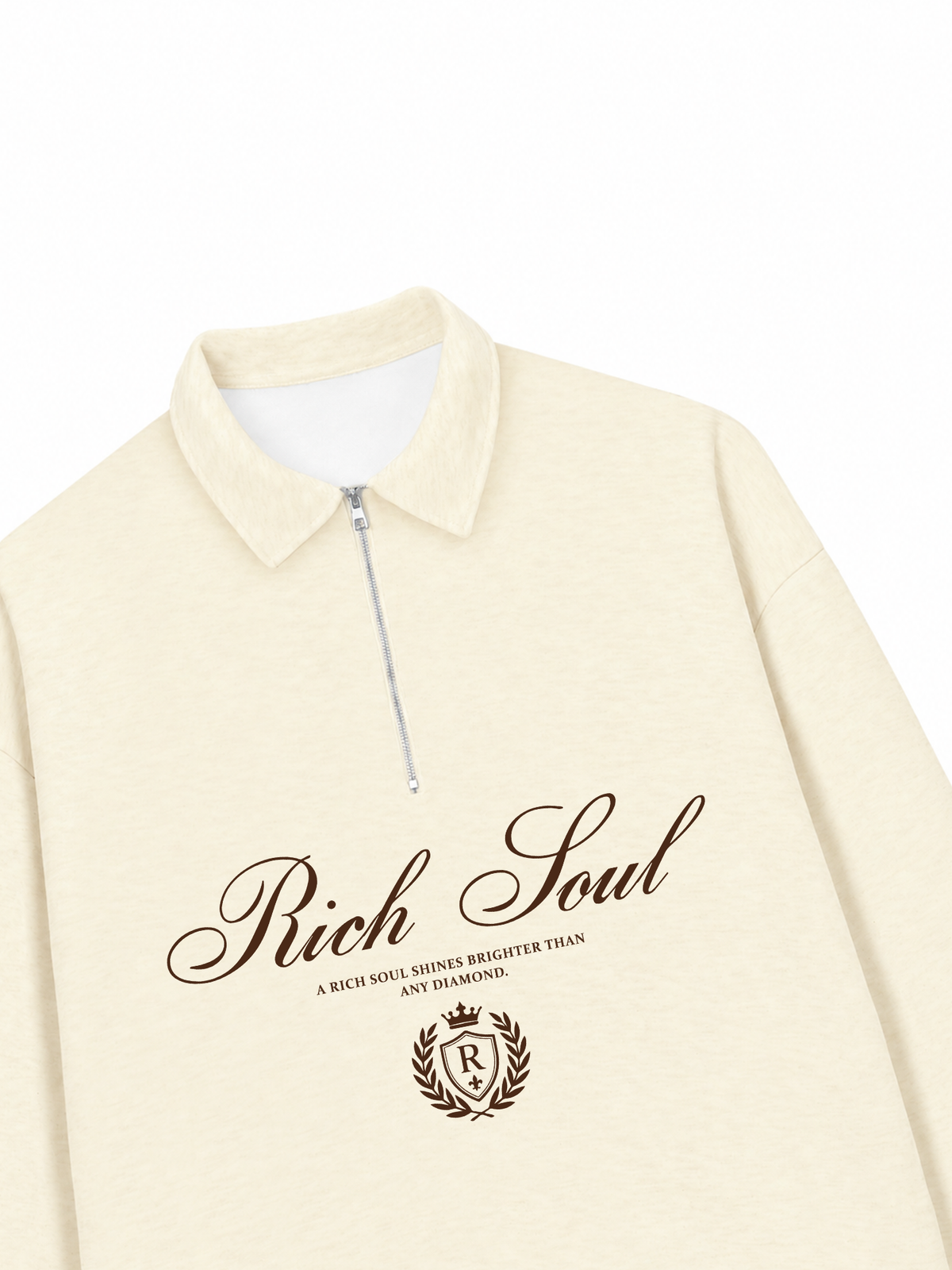 Áo Sweater Polo Nỉ Hai Da Rich Soul