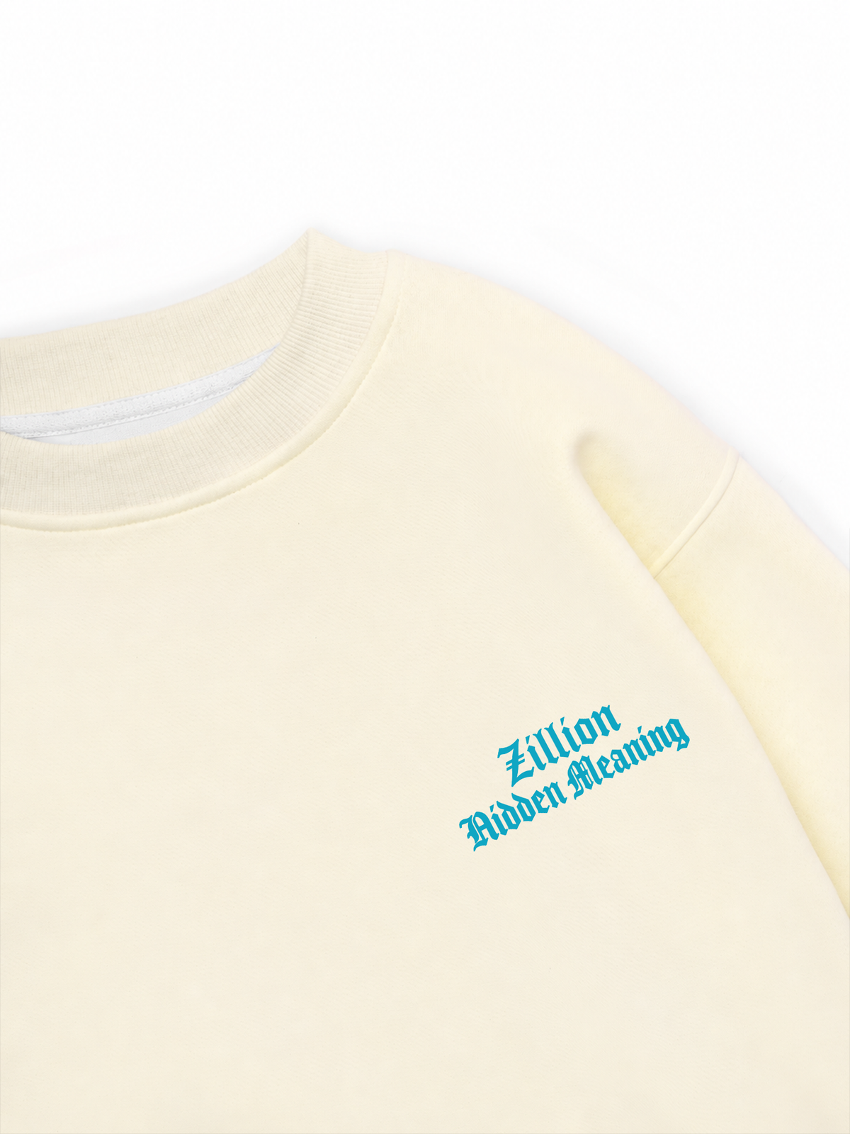 Áo Sweater Nỉ Hai Da Zillion Blue Rug