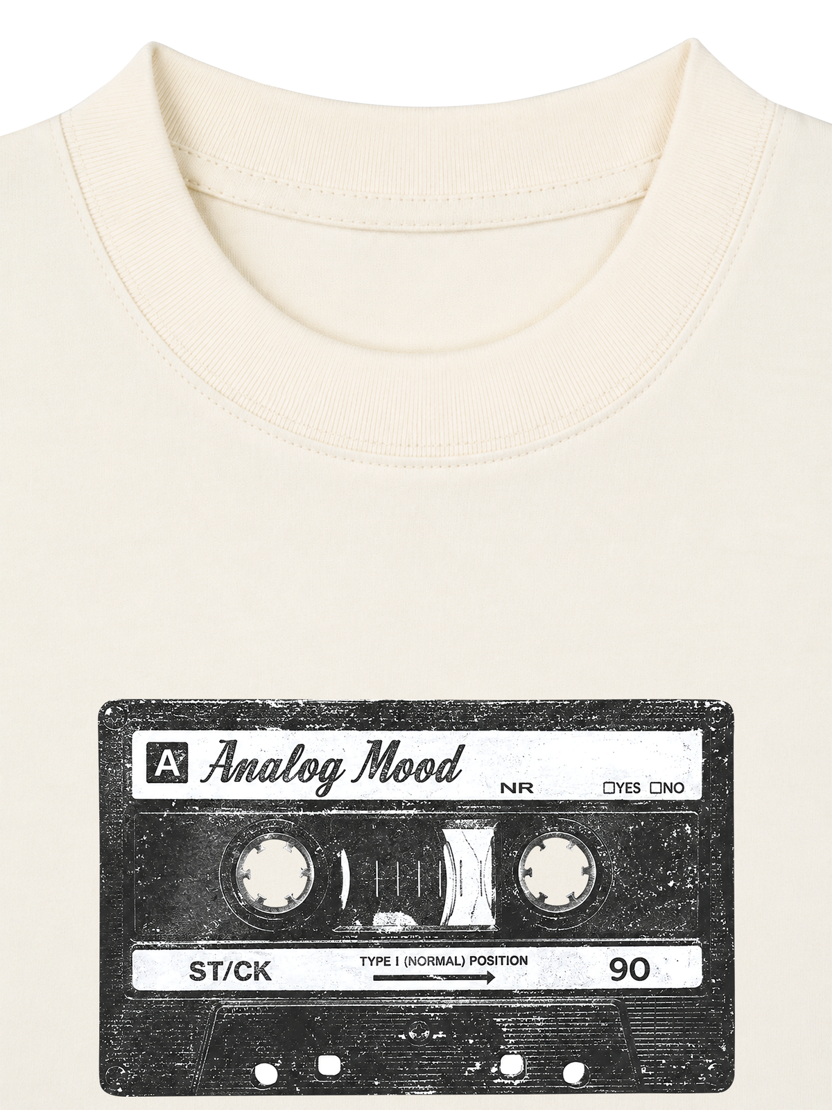 Áo Thun Boxy Analog Tape