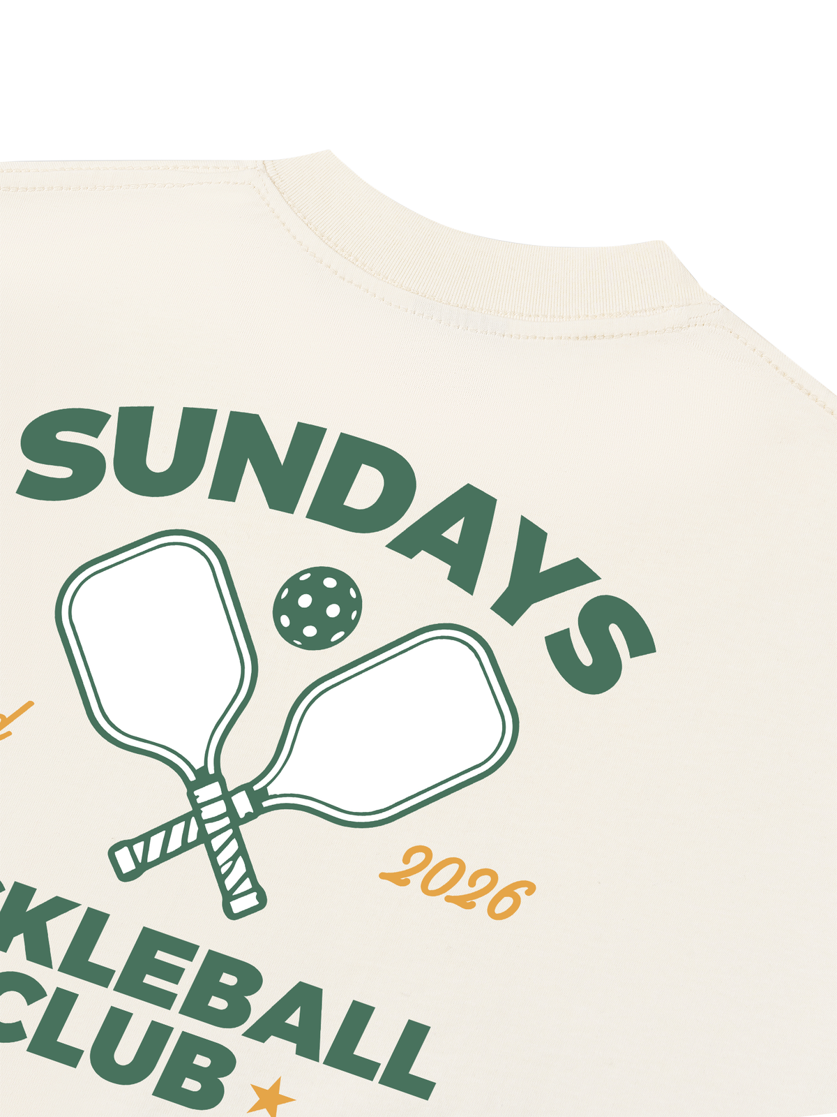 Áo Thun Boxy Sundays Pickleball Club