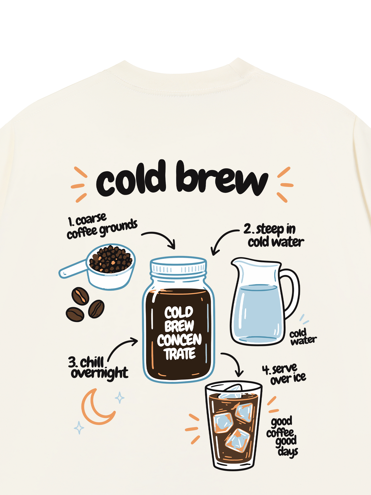 Áo Thun Relaxed Fit Cold Brew Club