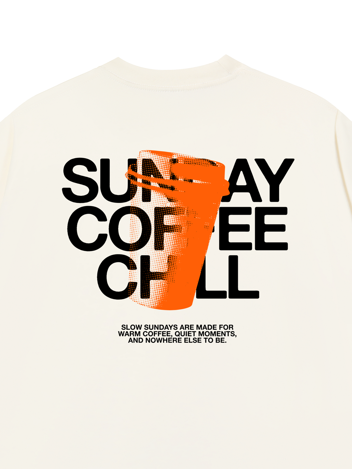 Áo Thun Relaxed Fit Sunday Coffee Chill