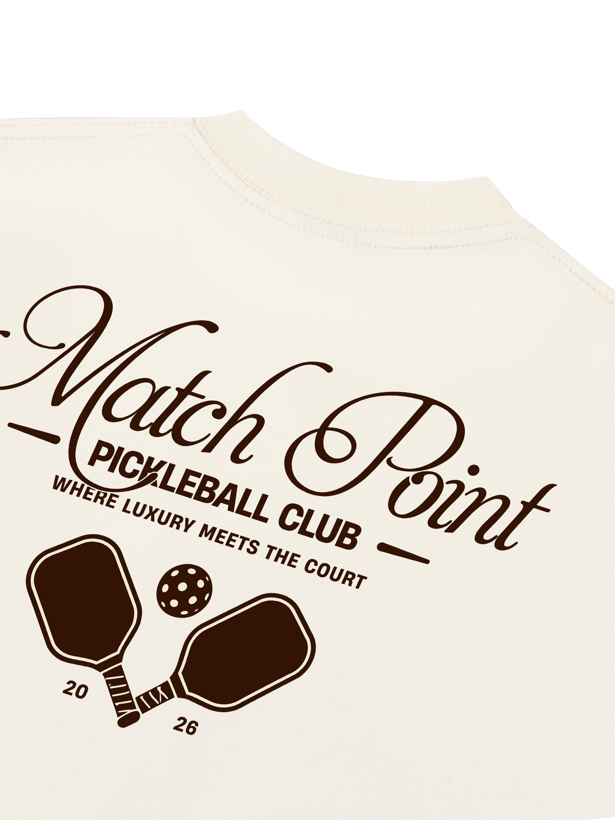 Áo Thun Boxy Match Point