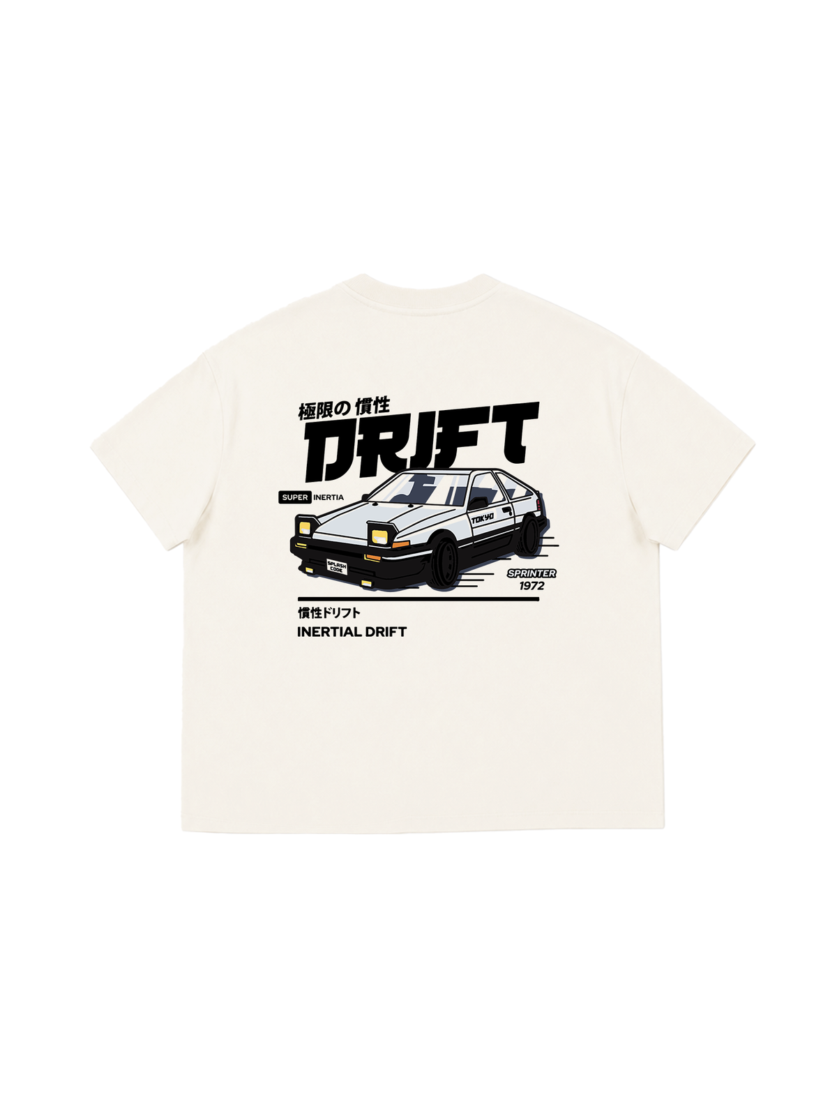 Áo Thun Boxy Car Drift