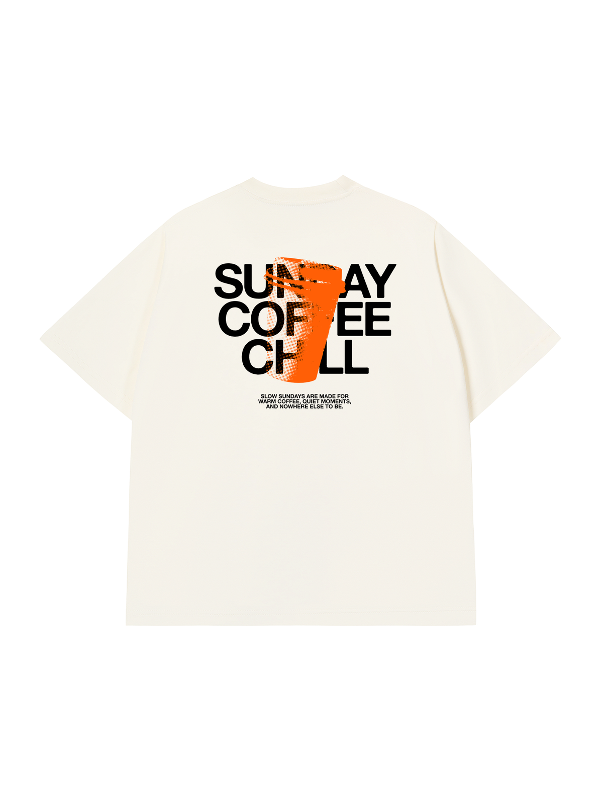 Áo Thun Relaxed Fit Sunday Coffee Chill