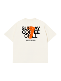 Áo Thun Relaxed Fit Sunday Coffee Chill