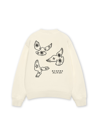 Áo Sweater Nỉ Hai Da  Three Bird