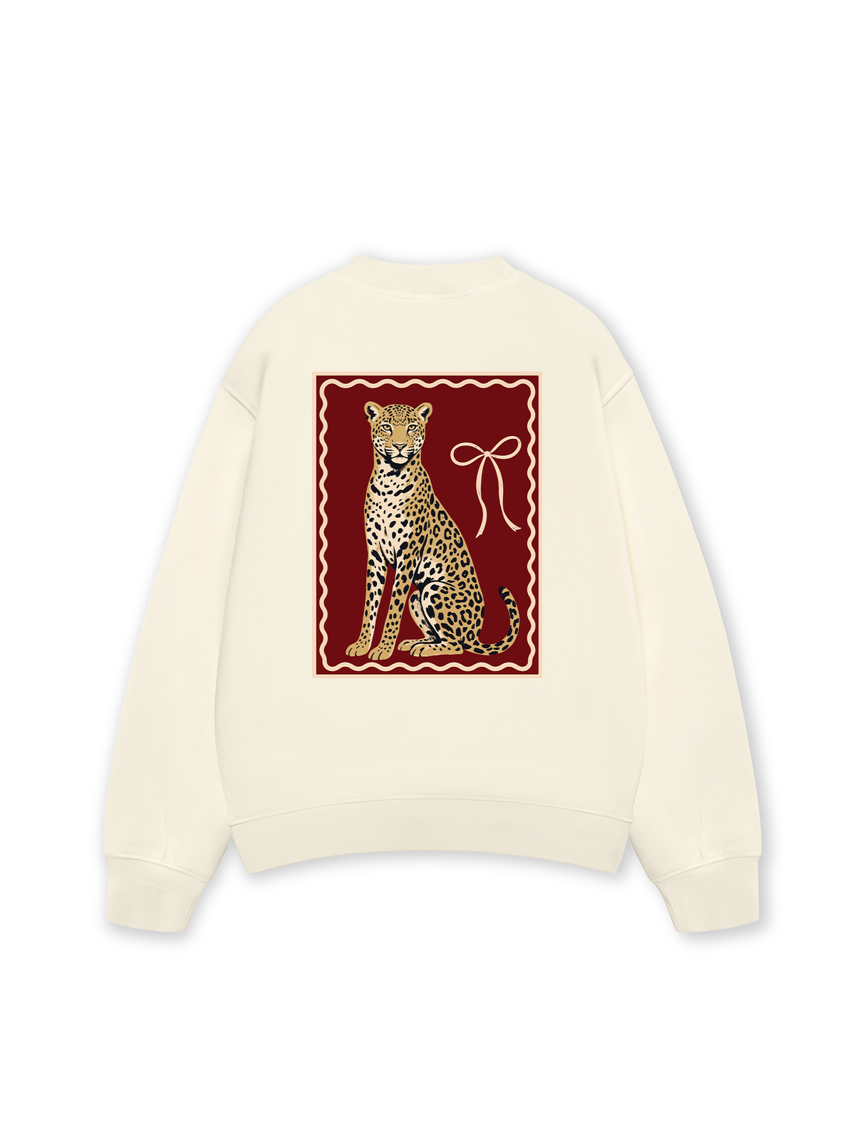 Áo Sweater Nỉ Hai Da Sitting Leopard