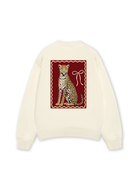 Áo Sweater Nỉ Hai Da Sitting Leopard