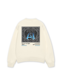 Áo Sweater Nỉ Hai Da  Hidden Meaning Zillion Black Blue Bandana