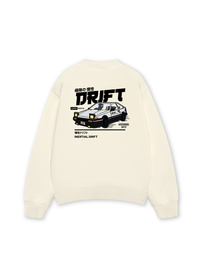 Áo Sweater Nỉ Hai Da Car Drift