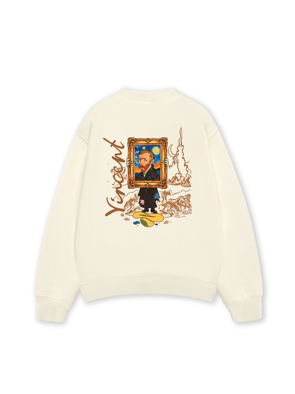 Áo Sweater Nỉ Hai Da Vincent's World