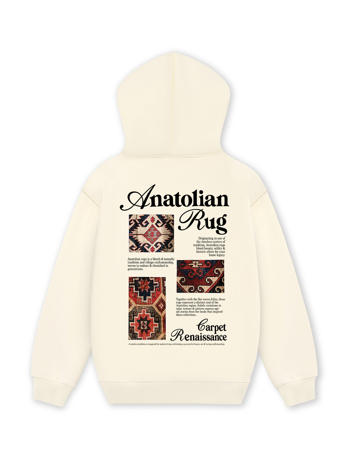 Áo Hoodie Nỉ Hai Da  Anatolian Rug