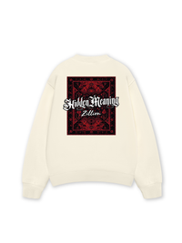 Áo Sweater Nỉ Hai Da Hidden Meaning Red Rug