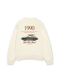 Áo Sweater Nỉ Hai Da Car Feel The Road