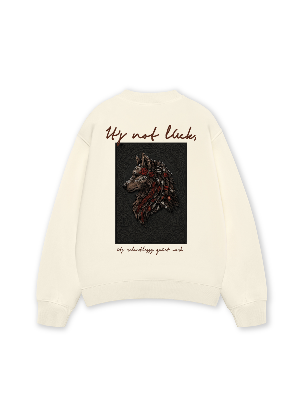 Áo Sweater Nỉ Hai Da Wolf