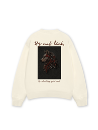 Áo Sweater Nỉ Hai Da Wolf