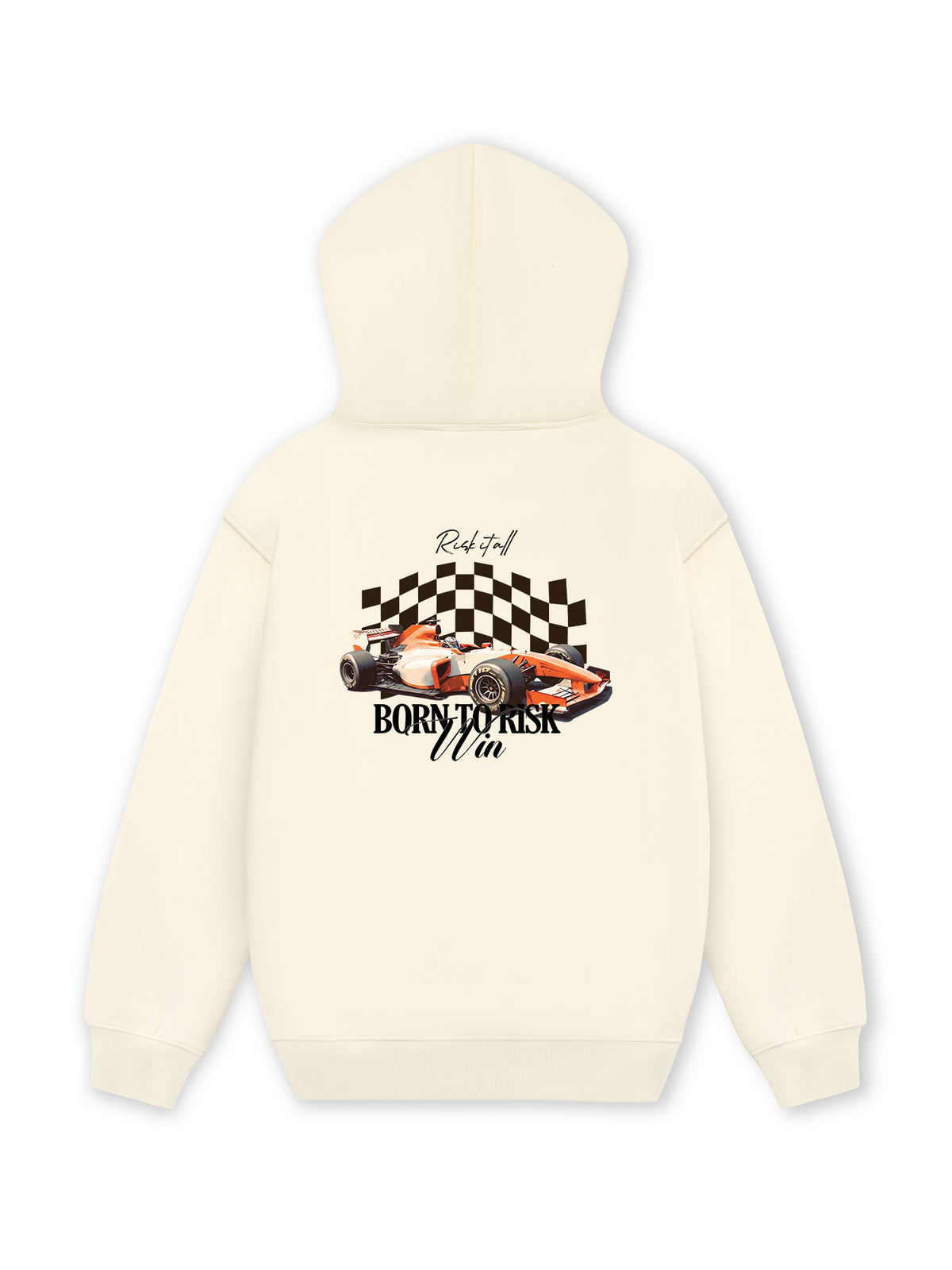 Áo Hoodie Nỉ Hai Da Car Born To Risk Win