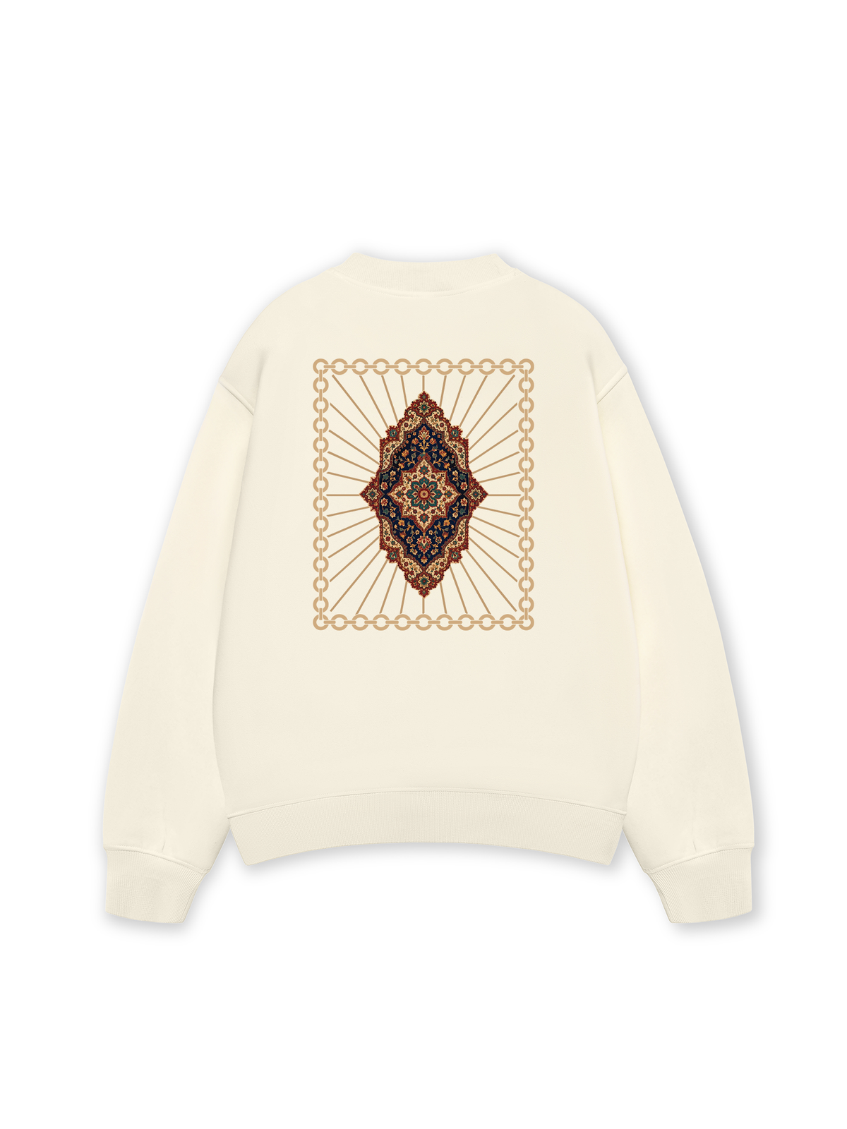 Áo Sweater Nỉ Hai Da Persian Pattern