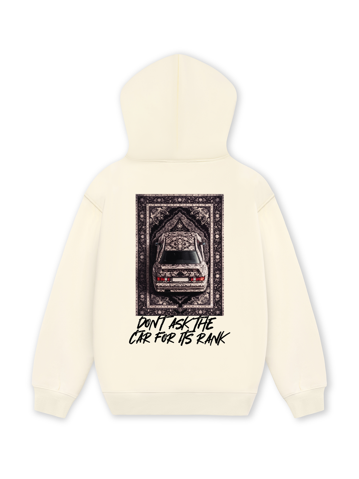 Áo Hoodie Nỉ Hai Da Don't Ask The Car For Its Rank
