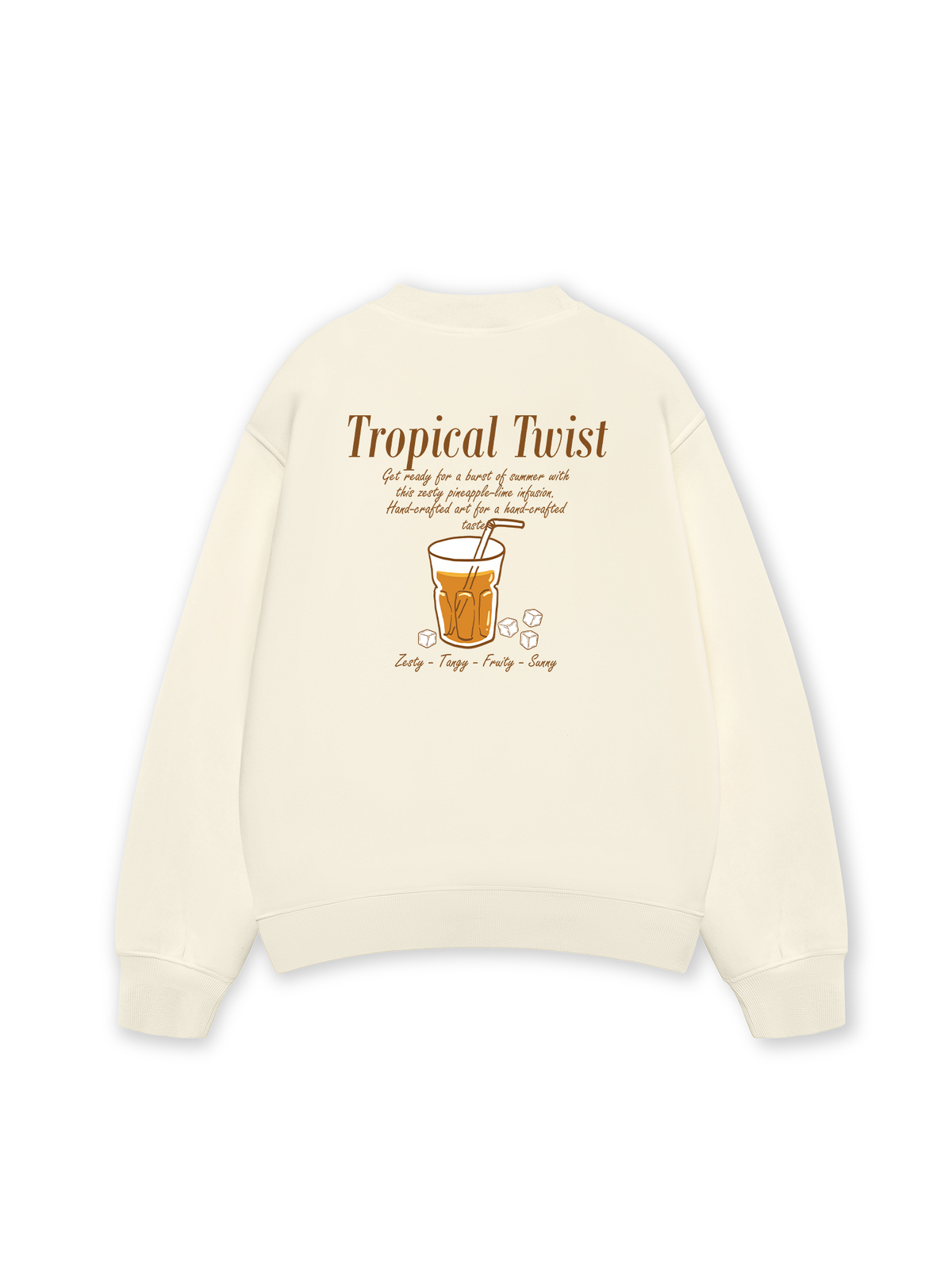 Áo Sweater Nỉ Hai Da Tropical Twist
