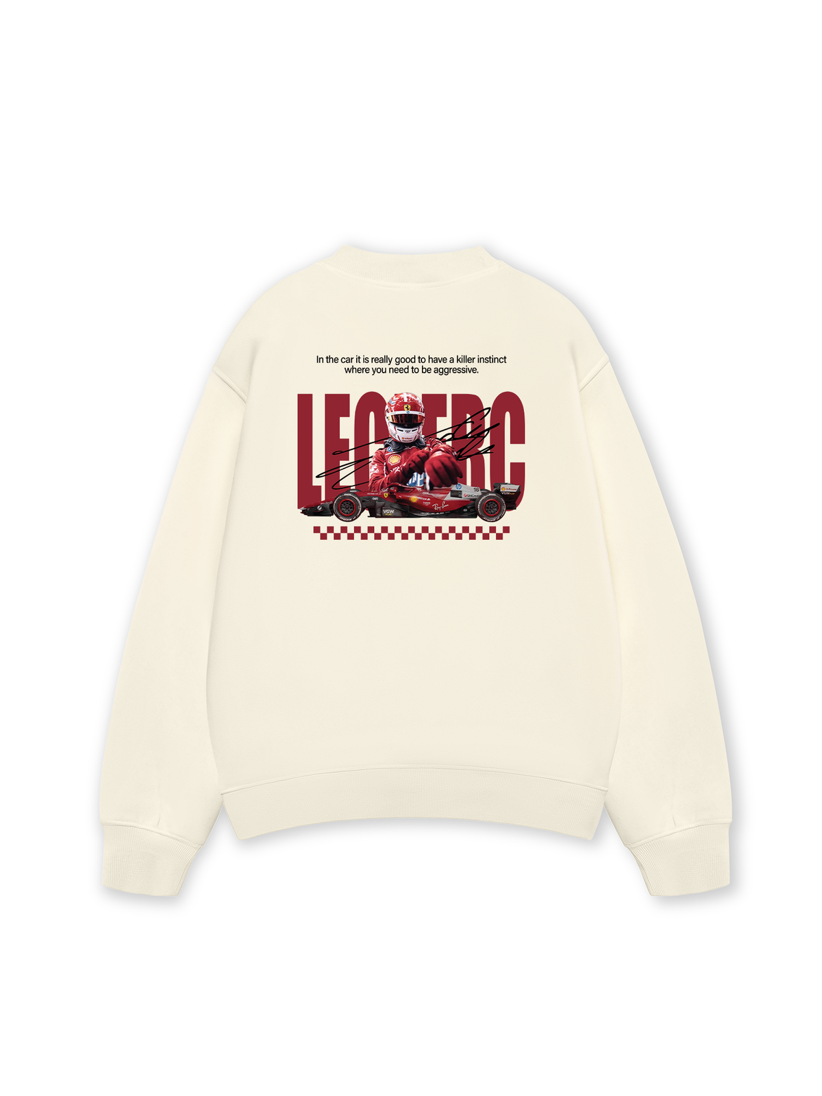 Áo Sweater Nỉ Hai Da Car Leclerc