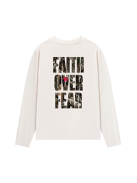 Áo Thun Dài Tay Faith Over Fear