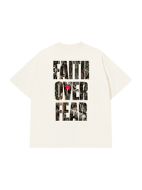 Áo Thun Relaxed Fit Faith Over Fear