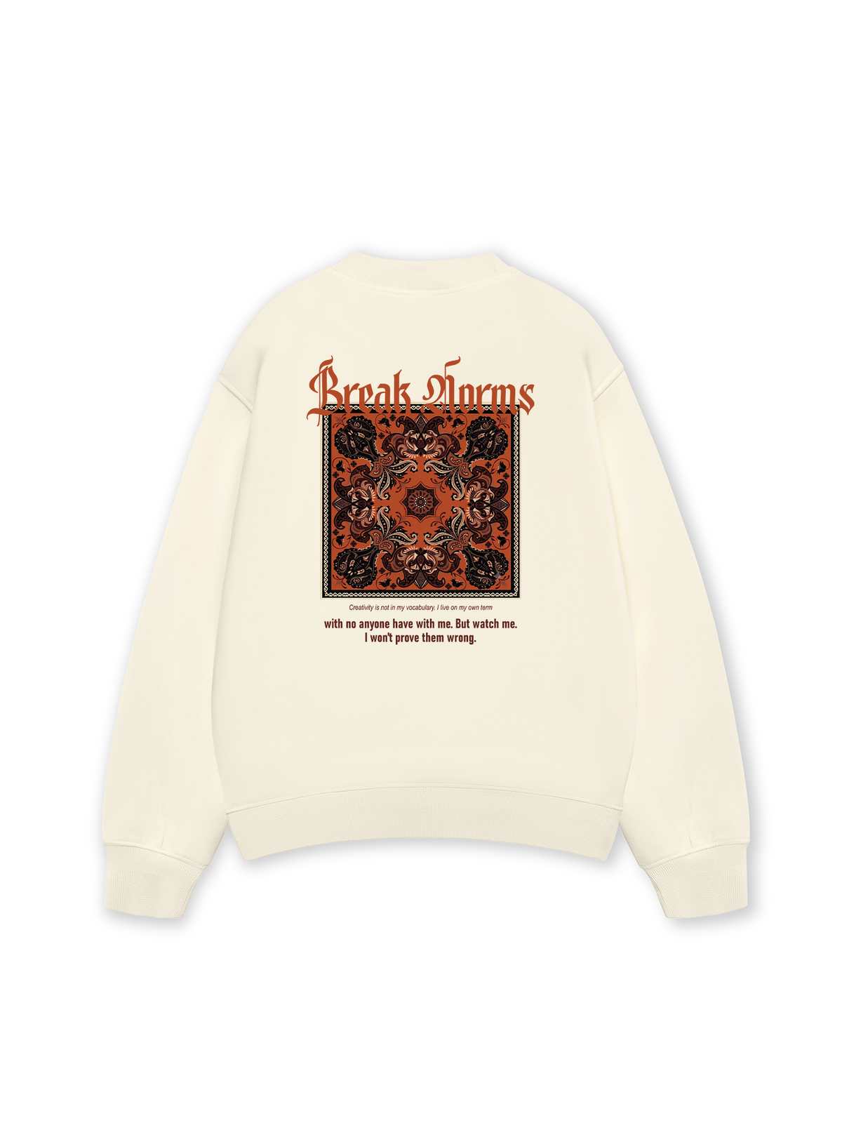 Áo Sweater Nỉ Hai Da Break Norms