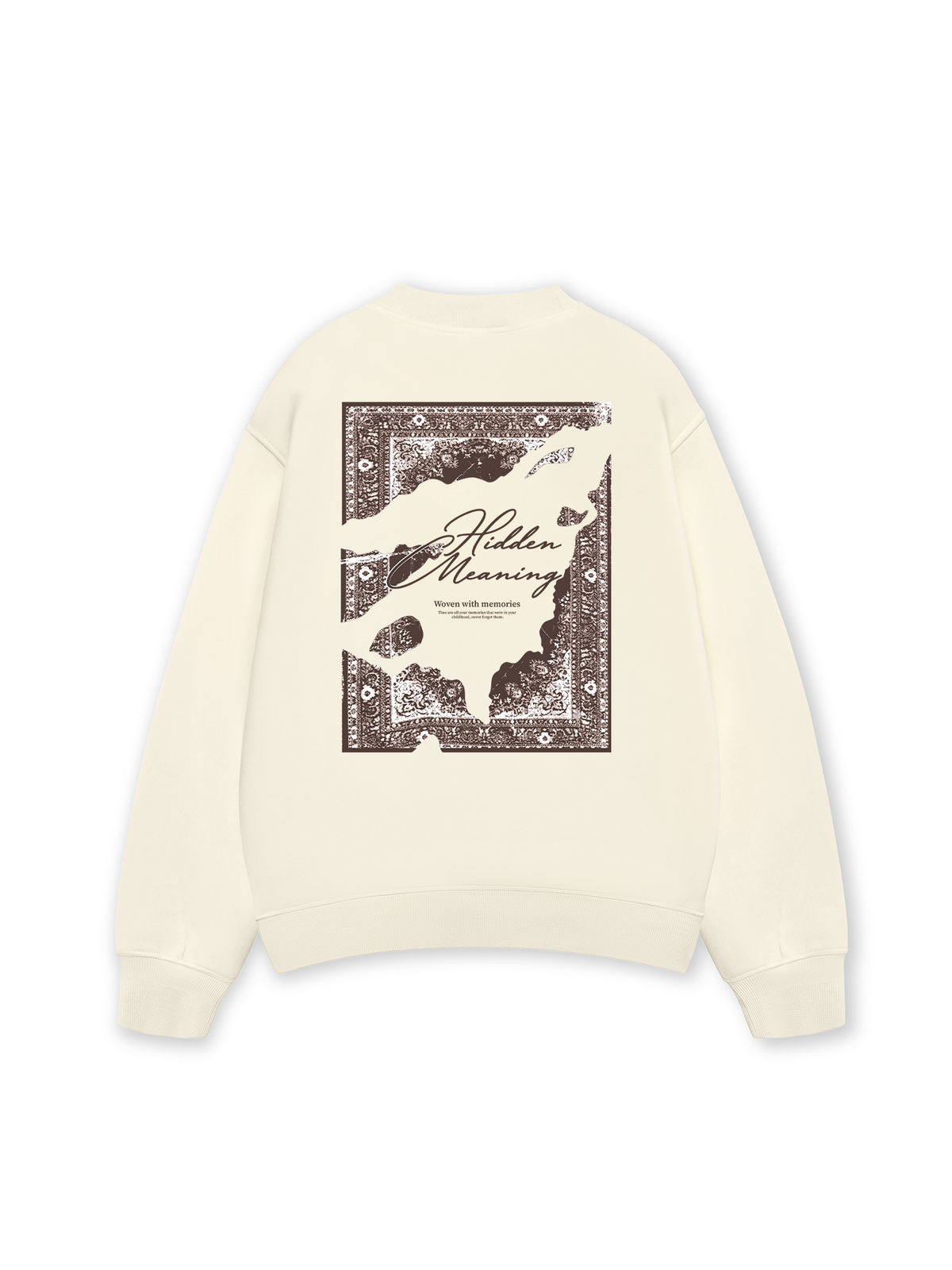 Áo Sweater Nỉ Hai Da Hidden Meaning