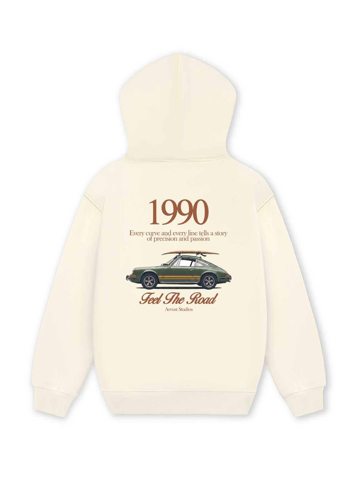 Áo Hoodie Nỉ Hai Da Car Feel The Road