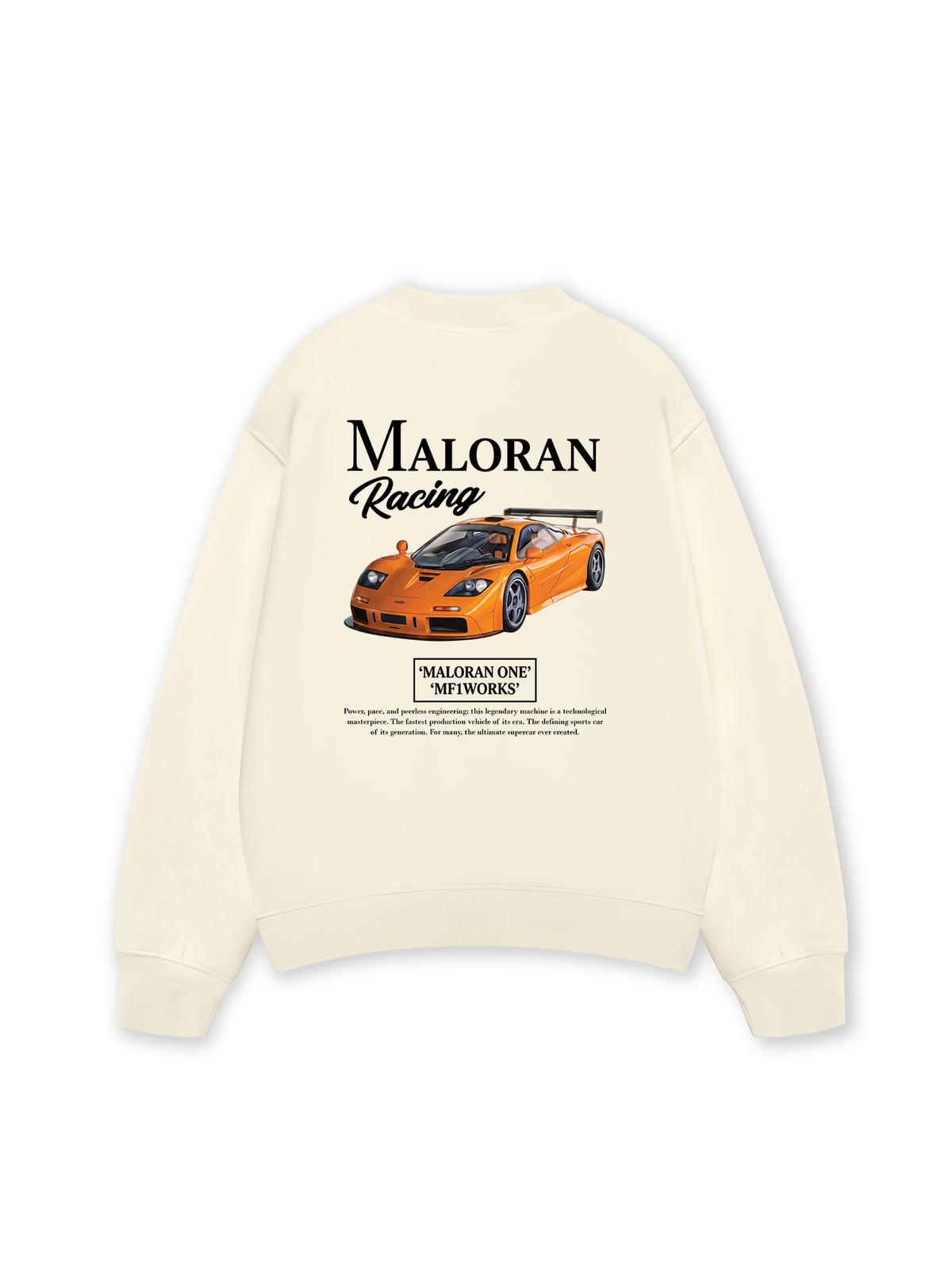 Áo Sweater Nỉ Hai Da Car Maloran Racing