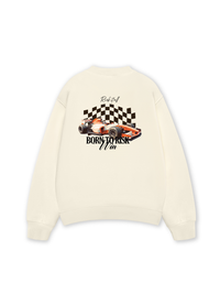 Áo Sweater Nỉ Hai Da Car Born To Risk Win