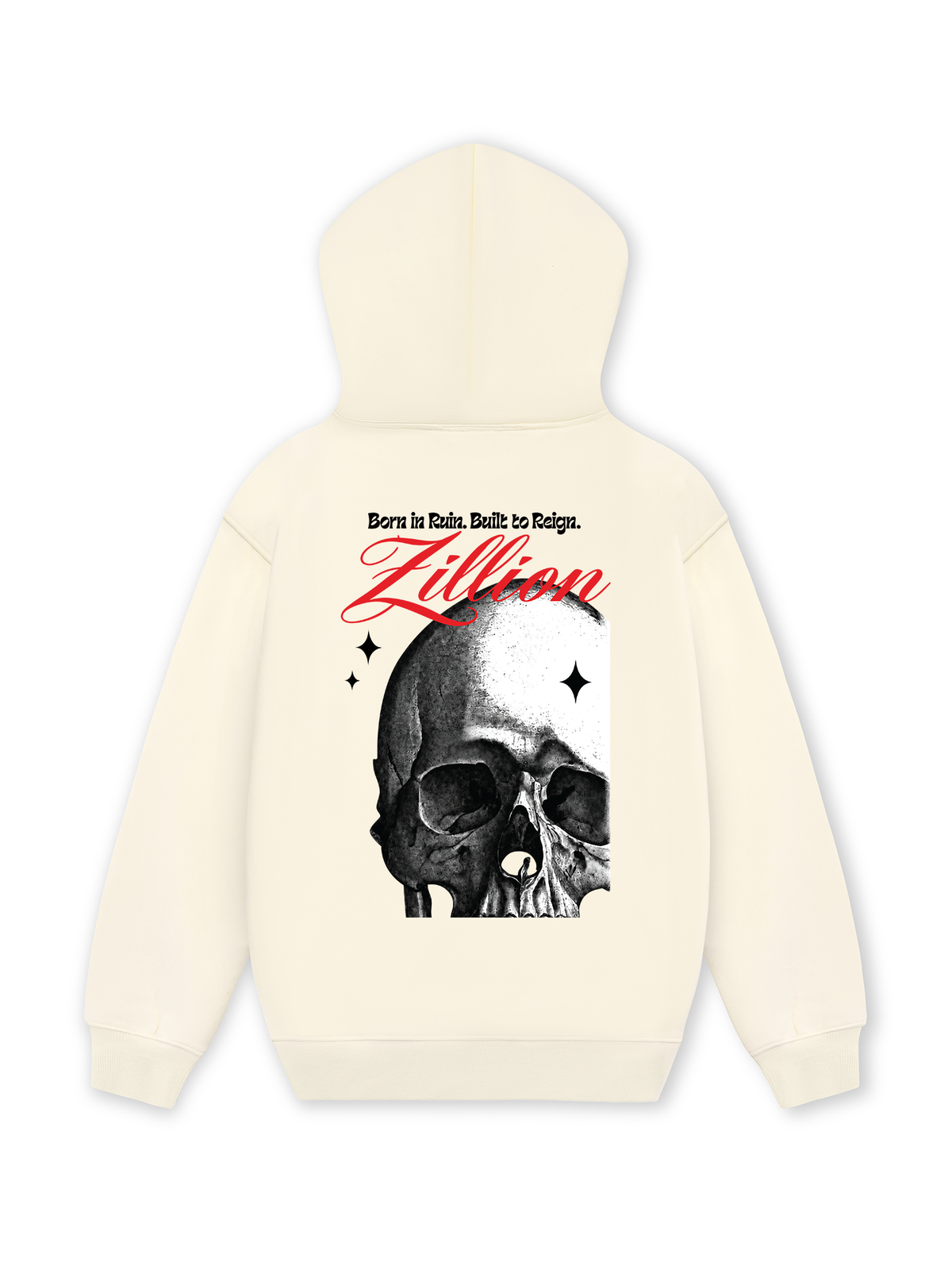 Áo Hoodie Nỉ Hai Da Skull Zillion