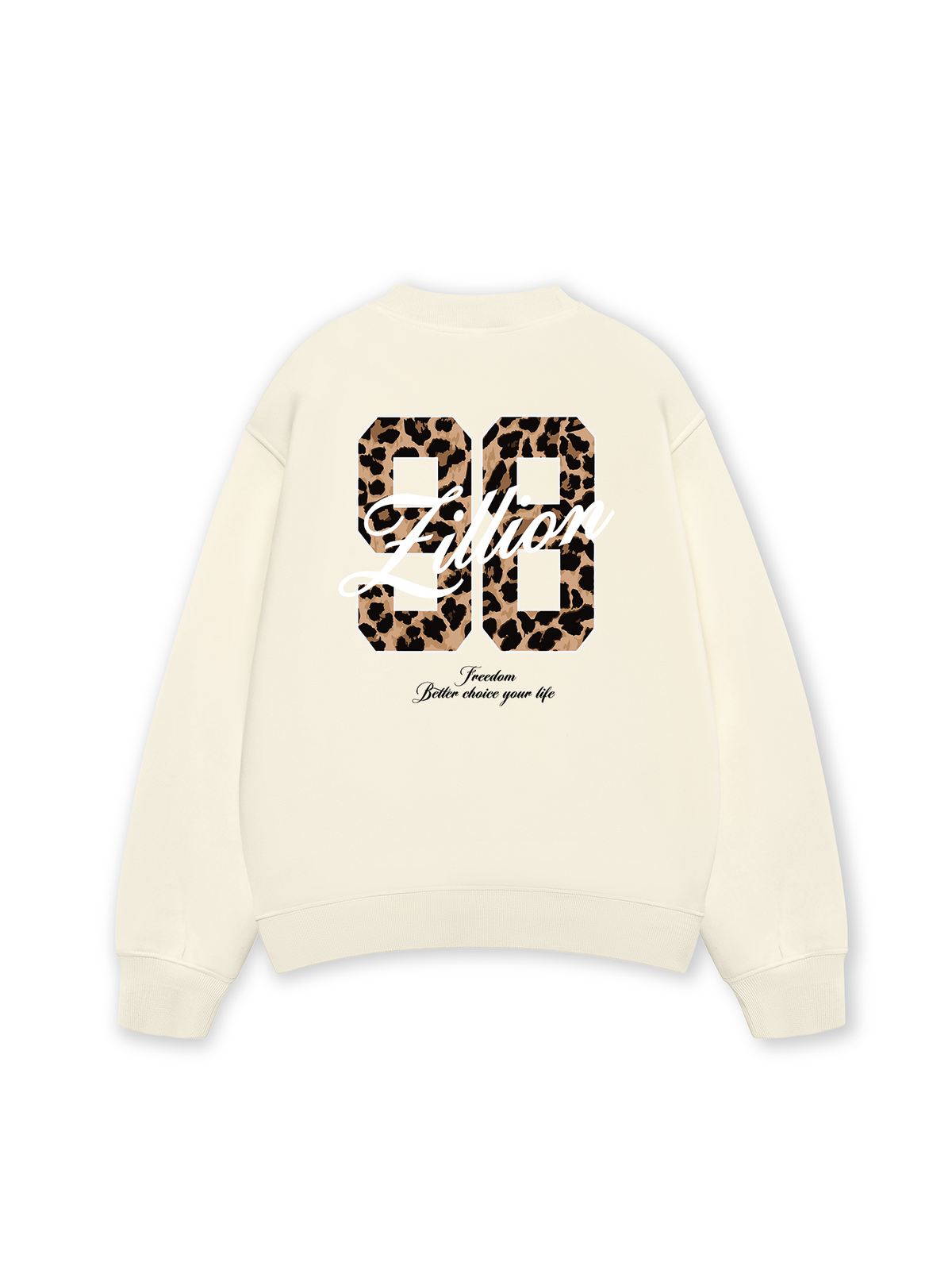 Áo Sweater Nỉ Hai Da Zillion Leopard 98