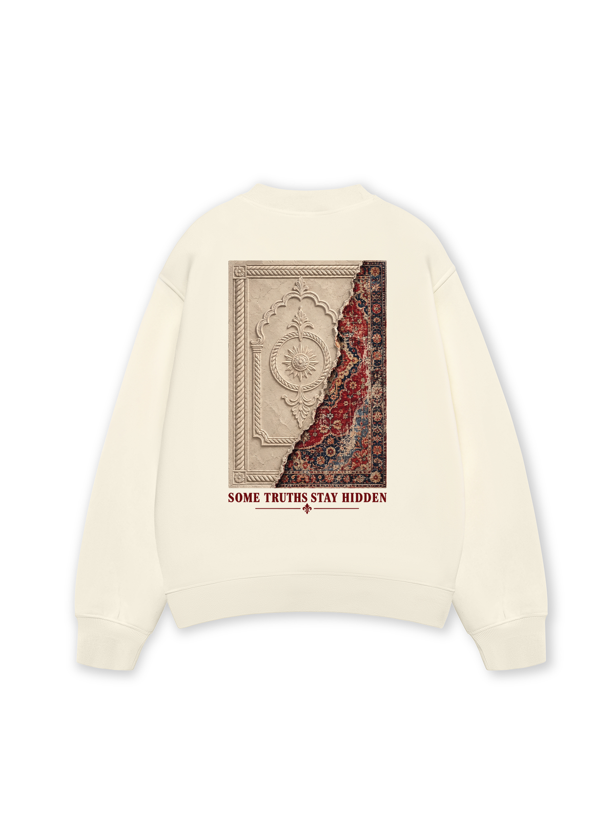 Áo Sweater Nỉ Hai Da Some Truths Stay Hidden