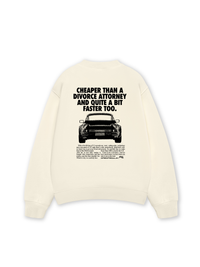 Áo Sweater Nỉ Hai Da Car Drei Pedale