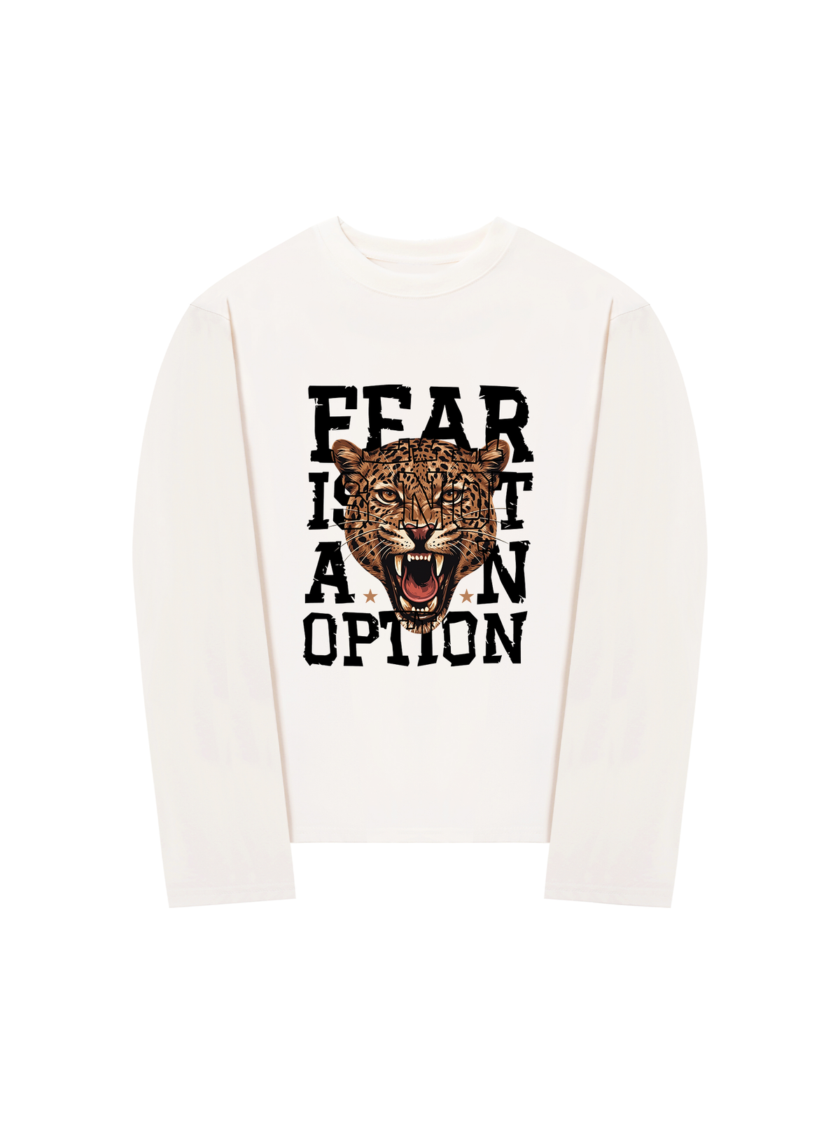 Áo Thun Dài Tay Fear Is Not An Option